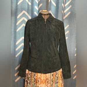 Christopher & Banks Lightweight Jacket Dark Green